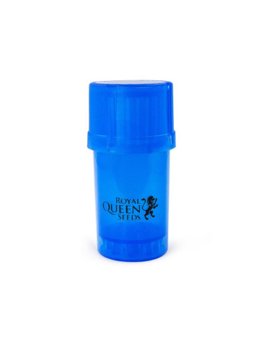 Contenedor Moledor Grindtainer RQS - Azul Transparente