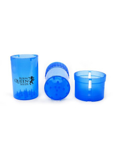 Contenedor Moledor Grindtainer RQS - Azul Transparente 2