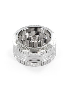 Grinder de aluminio con tapa transparente RQS- 2 piezas -...
