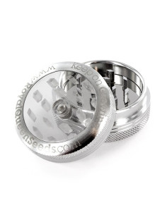 Grinder de aluminio con tapa transparente RQS- 2 piezas -... 2