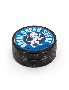 Grinder metálico con logo RQS - 2 piezas - 47mm - Azul