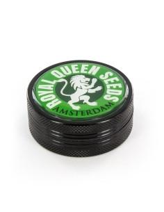 Grinder metálico con logo RQS - 2 piezas - 47mm - Verde