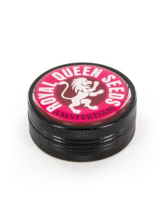 Grinder metálico con logo RQS - 2 piezas - 47mm - Rojo