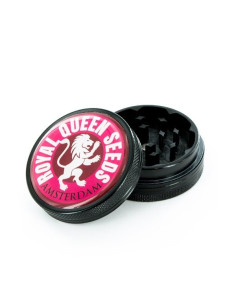 Grinder metálico con logo RQS - 2 piezas - 47mm - Rojo 2