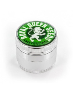 Grinder de aluminio con filtro y logo RQS - 4 piezas -...